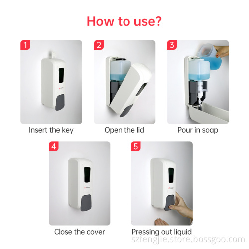 Fengjie F1407 Manual Hand Pump Soap Dispenser